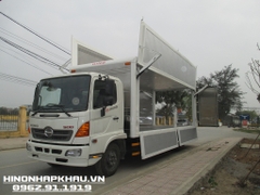 Xe tải thùng cánh dơi 5 tấn Hino FC9JLSW - Xe Hino 5 tấn thùng kín cánh dơi dài 6.8m