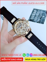 dong-ho-cap-doi-guess-tua-hublot-full-da-vang-gold-day-sillicone-timesstore-vn