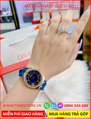 dong-ho-cap-doi-guess-mat-tron-chronograph-vang-gold-day-cao-su-xanh-thoi-trang-dep-gia-re-timesstore-vn