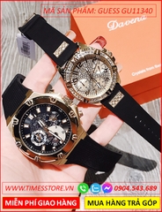 dong-ho-cap-doi-guess-mat-tron-the-thao-chronograph-vang-gold-day-silicone-den-thoi-trang-dep-timesstore-vn