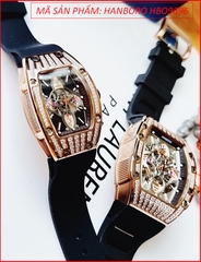 dong-ho-cap-doi-hanboro-automatic-full-da-rose-gold-day-silicone-timesstore-vn