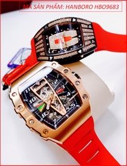 dong-ho-cap-doi-hanboro-automatic-mat-rose-gold-lo-may-day-silicone-do-timesstore-vn