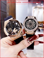 dong-ho-cap-doi-hanboro-mat-tron-rose-gold-day-silicone-timesstore-vn