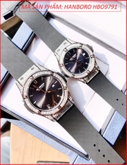 dong-ho-cap-doi-hanboro-tua-hublot-mat-dinh-da-day-sillicone-timesstore-vn