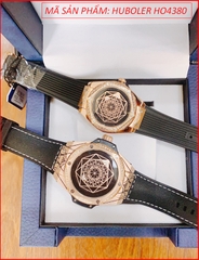 dong-ho-cap-doi-huboler-auotomatic-mat-hoa-tiet-vu-tru-rose-gold-day-silicone-timesstore-vn