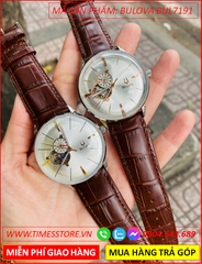 dong-ho-nam-bulova-automatic-mat-trang-lo-tim-day-nau-timesstore-vn