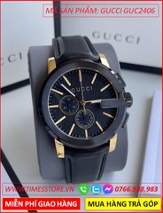 dong-ho-nam-gucci-chrono-mat-tron-den-vang-gold-day-da-timesstore-vn