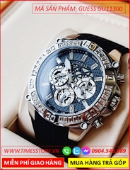 dong-ho-nam-guess-mat-the-thao-chronograph-day-silicone-xanh-dep-gia-re-timesstore-vn