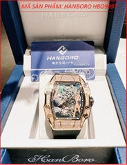 dong-ho-nam-hanboro-automatic-hoa-tiet-gau-truc-dinh-da-rose-gold-day-sillicone-timesstore-vn