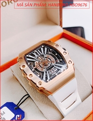 dong-ho-nam-hanboro-automatic-mat-oval-rose-gold-day-silicone-trang-timesstore-vn