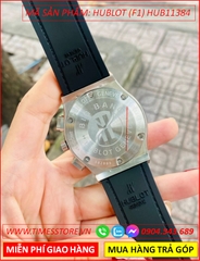 dong-ho-nam-hublot-f1-mat-tron-5-kim-day-da-xam-boc-sillicone-timesstore-vn