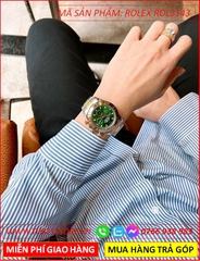 dong-ho-nam-rolex-cosmograph-daytona-automatic-mat-xanh-la-day-demi-timesstore-vn