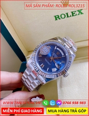 dong-ho-nam-rolex-f1-co-2-lich-mat-xanh-khia-day-kim-loai-timesstore-vn