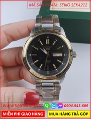 dong-ho-nam-seiko-5-automatic-mat-tron-den-day-kim-loai-demi-vang-timesstore-vn