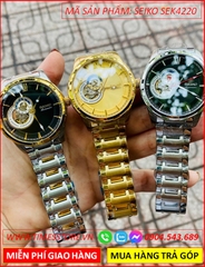 dong-ho-nam-seiko-automatic-mat-tron-lo-tim-day-vang-gold-timesstore-vn