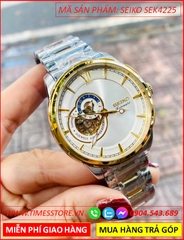 dong-ho-nam-seiko-automatic-mat-tron-trang-lo-tim-day-demi-vang-gold-timesstore-vn