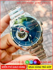 dong-ho-nam-seiko-automatic-mat-xanh-duong-lo-tim-day-kim-loai-timesstore-vn