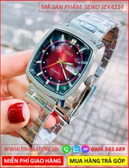 dong-ho-nam-seiko-recraft-automatic-mat-vuong-do-day-kim-loai-timesstore-vn