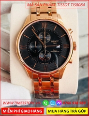 dong-ho-nam-tissot-t009-mat-den-6-kim-day-rose-gold-timesstore-vn