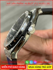 dong-ho-nan-hublot-f1-automatic-mat-dinh-da-swarovski-day-da-xanh-boc-sillicone-timesstore-vn