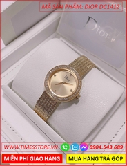 dong-ho-nu-dior-mat-dinh-da-day-luoi-vang-gold-timesstore-vn