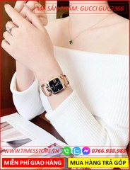 dong-ho-nu-gucci-mat-vuong-den-lac-tay-rose-gold-timesstore-vn