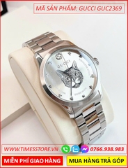 dong-ho-nu-gucci-timeless-mat-tron-hinh-meo-day-kim-loai-timesstore-vn