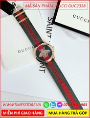 dong-ho-nu-gucci-unisex-mat-con-ong-vang-gold-day-nato-timesstore-vn