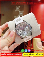 dong-ho-nu-guess-luxury-swarovski-7-mau-silicone-trang-dep-gia-re-timesstore-vn