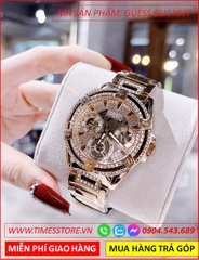 dong-ho-nu-guess-queen-multifunction-day-kim-loai-rose-gold-timesstore-vn
