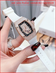 dong-ho-nu-hanboro-chu-love-richardmiller-mat-oval-dinh-da-swarovski-rose-gold-silicone-trang-dep-gia-re-chinh-hang-timesstore-vn