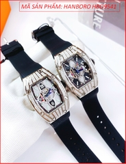 dong-ho-nu-hanboro-mat-oval-den-dinh-da-swarovski-day-sillicone-timesstore-vn