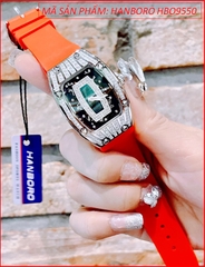 dong-ho-nu-hanboro-mat-oval-loi-xanh-vien-da-swarovski-silver-day-silicone-do-chinh-hangl-dep-gia-re-timesstore-vn