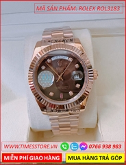 dong-ho-nu-rolex-f1-automatic-2-lich-mat-nau-khia-rose-gold-timesstore-vn