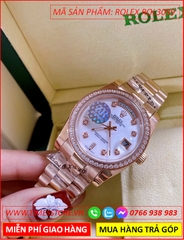 dong-ho-nu-rolex-f1-automatic-2-lich-mat-trang-day-rose-gold-timesstore-vn