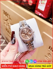 dong-ho-nu-rolex-f1-automatic-datejust-mat-hong-dinh-da-day-demi-timesstore-vn