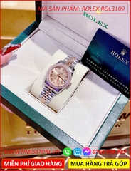 dong-ho-nu-rolex-f1-automatic-datejust-mat-vang-dinh-da-day-demi-timesstore-vn