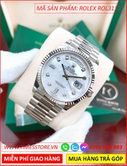 dong-ho-nu-rolex-f1-automatic-mat-xa-cu-xanh-day-kim-loai-timesstore-vn