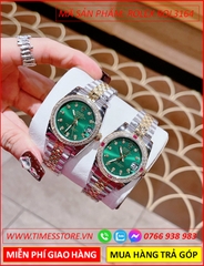 dong-ho-nu-rolex-f1-datejust-mat-xanh-la-day-demi-timesstore-vn