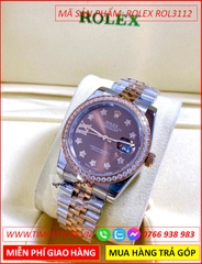 dong-ho-nu-rolex-f1-mat-nau-dinh-da-rose-gold-day-demi-timesstore-vn