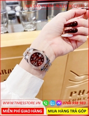 dong-ho-nu-rolex-f1-mat-nau-dinh-da-rose-gold-day-demi-timesstore-vn