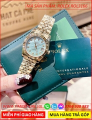 dong-ho-nu-rolex-f1-mat-xanh-ngoc-nieng-khia-day-vang-gold-timesstore-vn