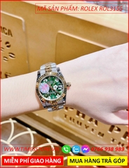 dong-ho-nu-rolex-f1-season-mat-khia-bong-hoa-xanh-la-day-demi-gold-timesstore-vn