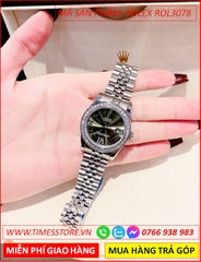 dong-ho-nu-rolex-just-f1-automatic-mat-so-la-ma-day-kim-loai-timesstore-vn