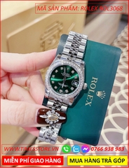 dong-ho-nu-rolex-lady-datejust-f1-mat-xanh-la-day-kim-loai-timesstore-vn