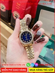 dong-ho-nu-rolex-mat-xanh-dinh-da-day-vang-gold-timesstore-vn