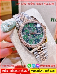 dong-ho-nu-rolex-season-sieu-cap-replica-1-1-mat-bong-hoa-xanh-la-day-demi-rose-gold-timesstore-vn