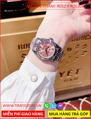 dong-ho-nu-rolex-sieu-cap-f1-automatic-mat-mau-hong-day-kim-loai-timesstore-vn