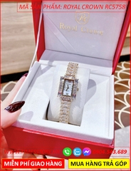 dong-ho-nu-royal-crown-mat-chu-nhat-full-da-rose-gold-timesstore-vn