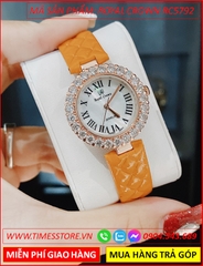 dong-ho-nu-royal-crown-tua-cartier-dinh-da-zirconia-day-da-cam-timesstore-vn